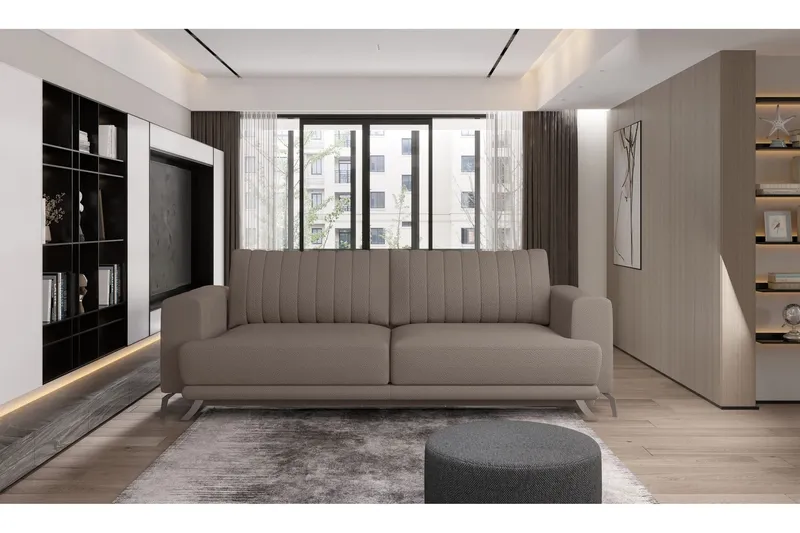 Jalissia 3-sits Soffa - Beige — Beige