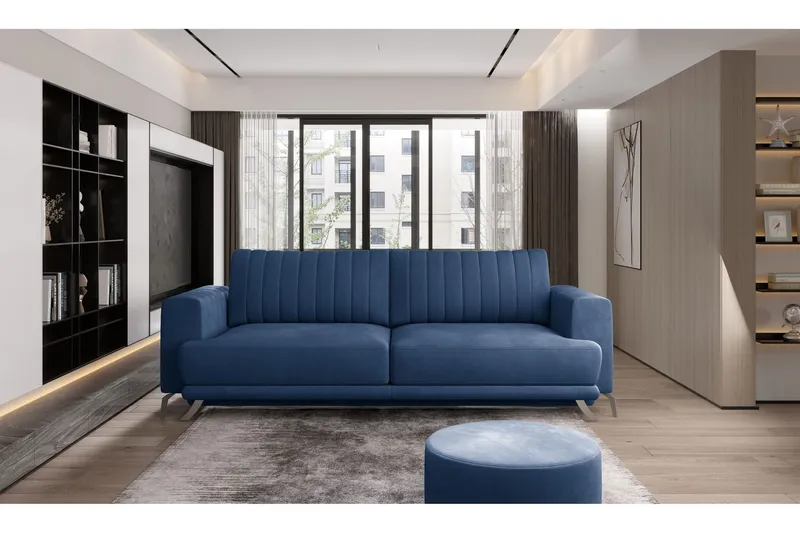 Jalissia 3-sits Soffa - Blå (Art.nr 1437819) — Blå