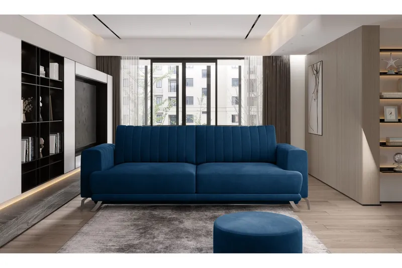 Jalissia 3-sits Soffa - Blå (Art.nr 1437813) — Blå