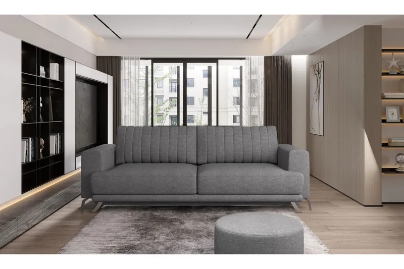 Jalissia 3-sits Soffa - Grå (Art.nr 1437844) — Grå