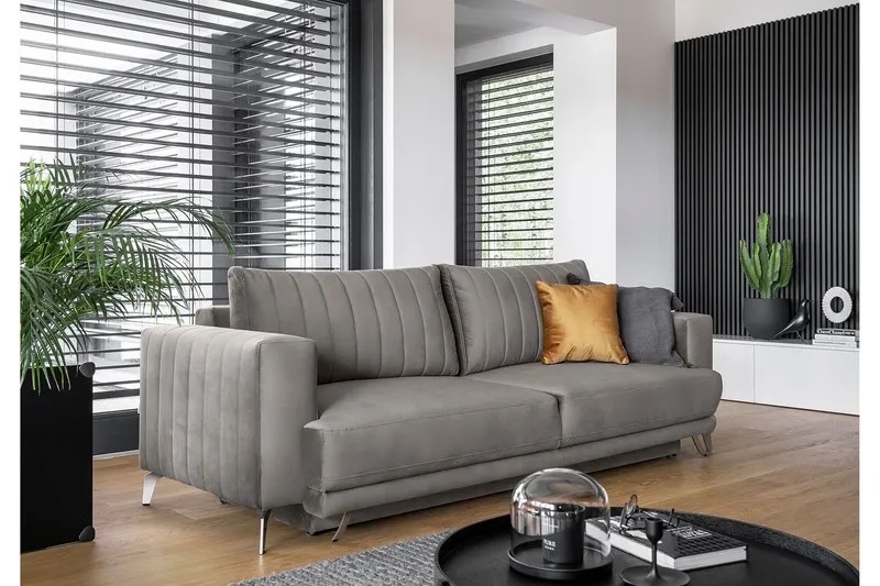 Jalissia 3-sits Soffa - Grå (Art.nr 1437861) — Grå