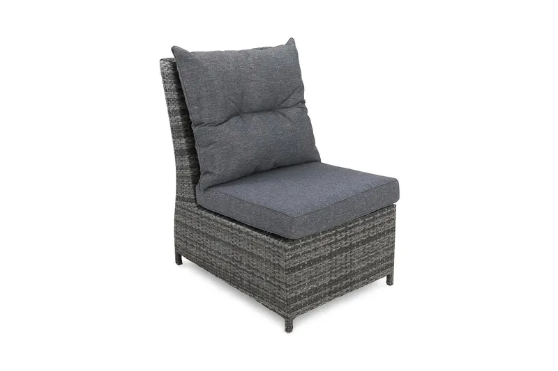 James Mittmodul utomhus i konstrotting - Grå / Grå dynor — Comfort Garden