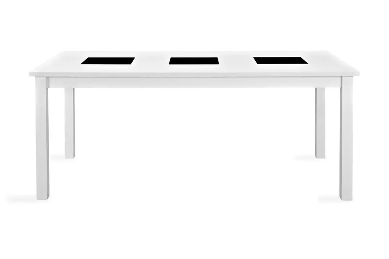 Jasmin Förlängningsbart Matbord 180 cm - Vit — Basic Home