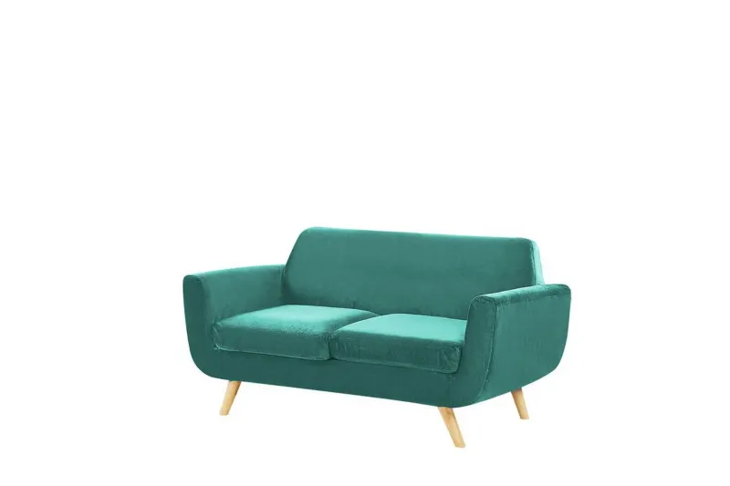Jeancourt 2-sits Soffklädsel - Sammet/Grön — Sammet/Grön