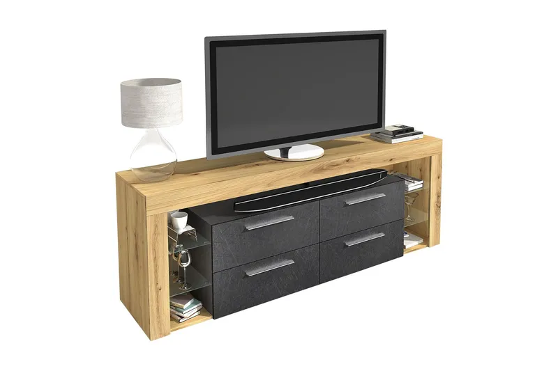 Jernae TV-Bänk 180 cm - Brun — Brun