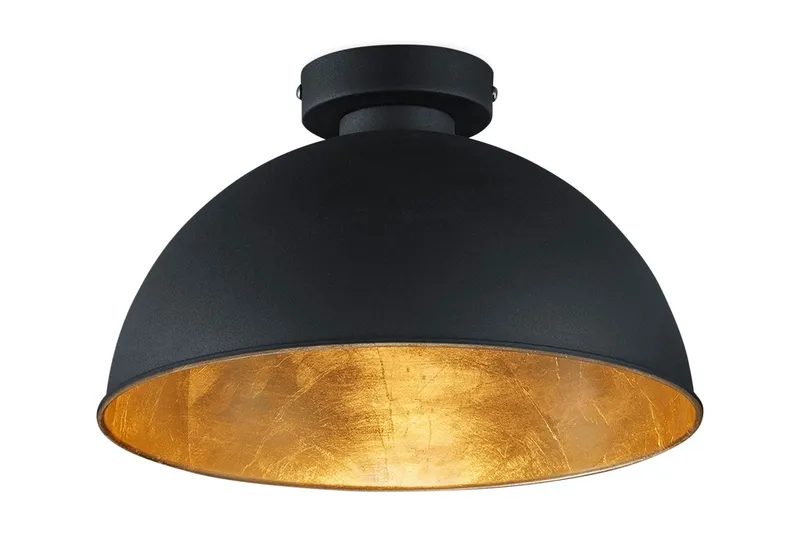 Jimmy Plafond E27 svart/ guld - Svart/Guld — Trio Lighting