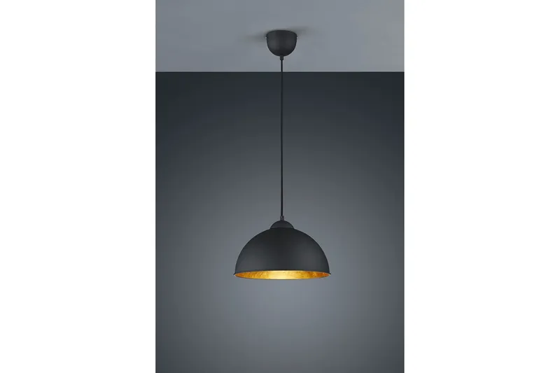 Jimmy Taklampa E27 svart/ guld - Svart/Guld — Trio Lighting