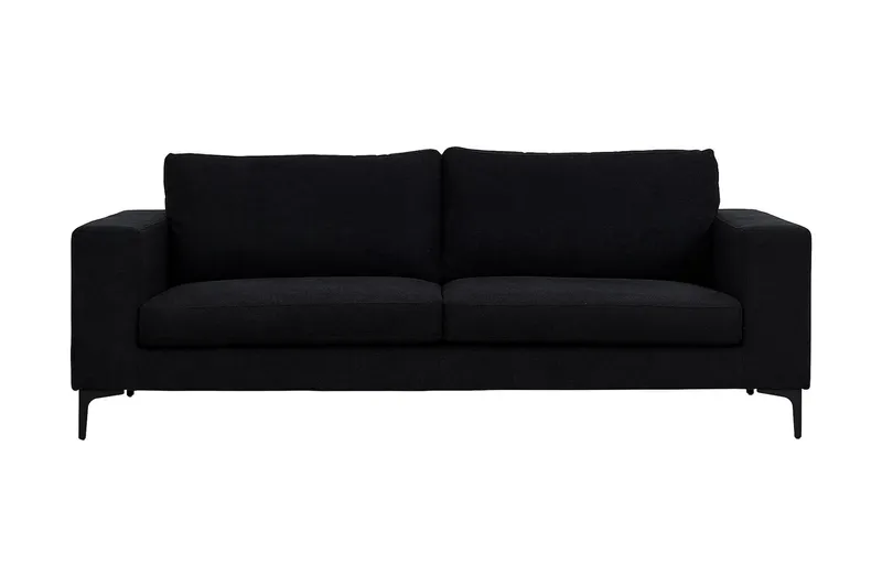 Johana 3-sits soffa - Svart — Venture Home