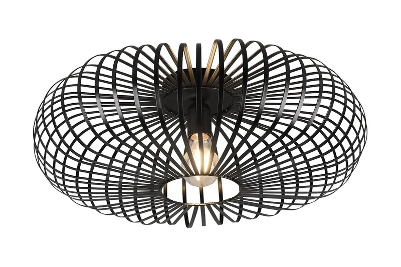 Johann Plafond E27 50cm mattsvart - Matt svart — Trio Lighting