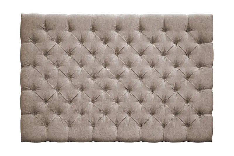 Joluma Sänggavel 160 Knappar - Beige — Drömvik