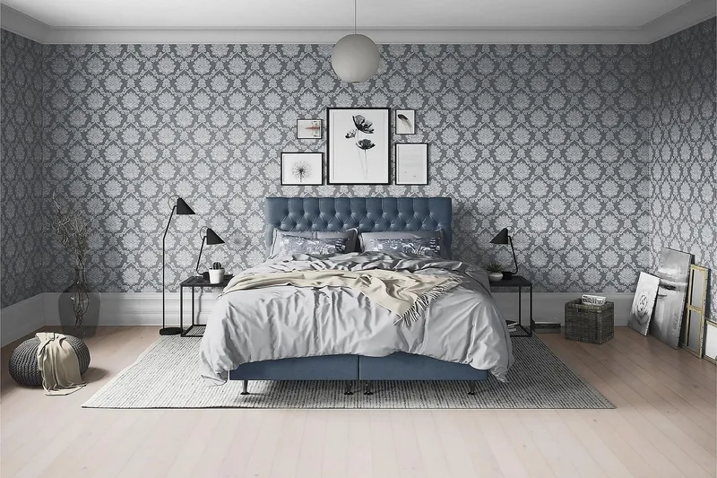 Joluma Sängpaket Fast 140x200 cm - (+Fler val) 140x200 cm Mörkblå (Art.nr 1518259) — Drömvik