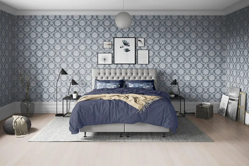 Joluma Sängpaket Fast 180x200 cm - (+Fler val) 180x200 cm Ljusgrå (Art.nr 1518188) — Drömvik