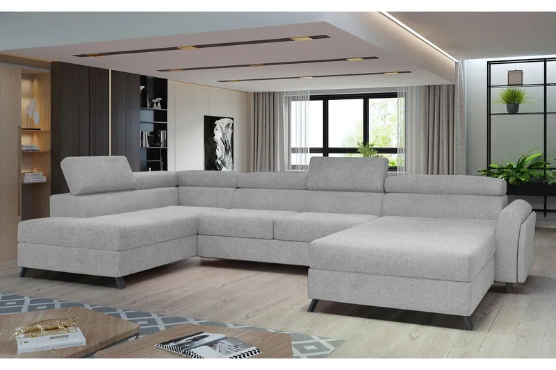Josette U-soffa med Divan Höger - Beige (Art.nr 1253739) — Beige