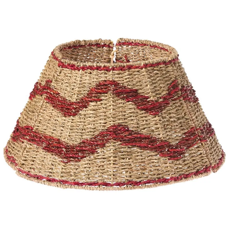 Julgranskrage Hiver - Naturlig, Röd 43x43x24 cm — Naturlig, Röd 43x43x24 cm