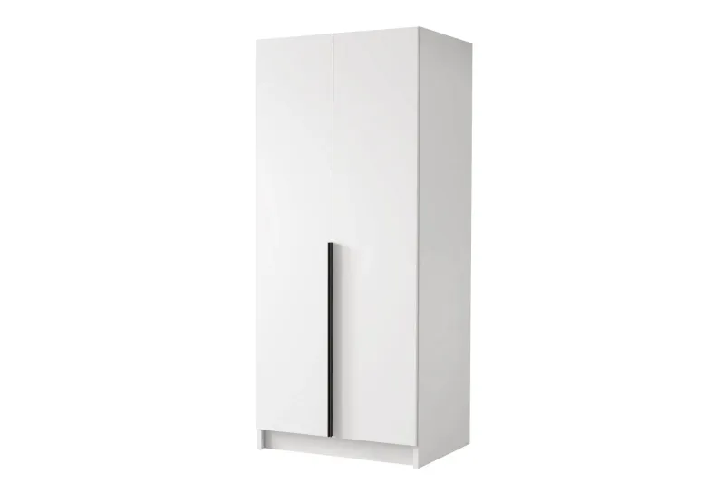 Julissa Garderob 100 cm - Vit/Svart — Vit/Svart
