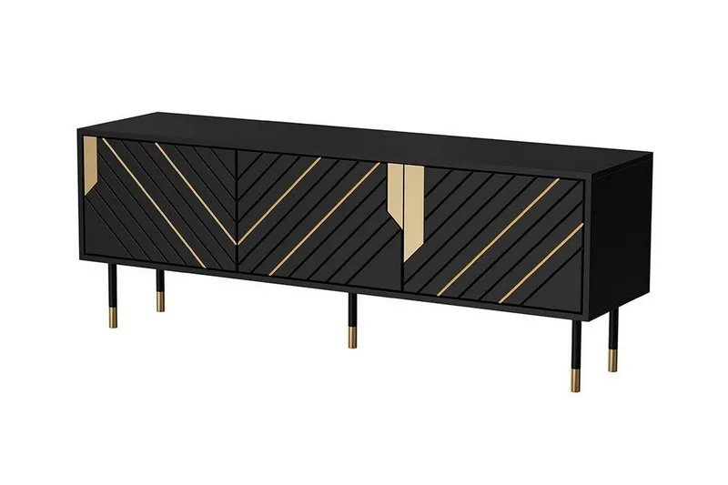 Juniskär Tv-skåp 154 cm - Svart — Scandinavian Choice