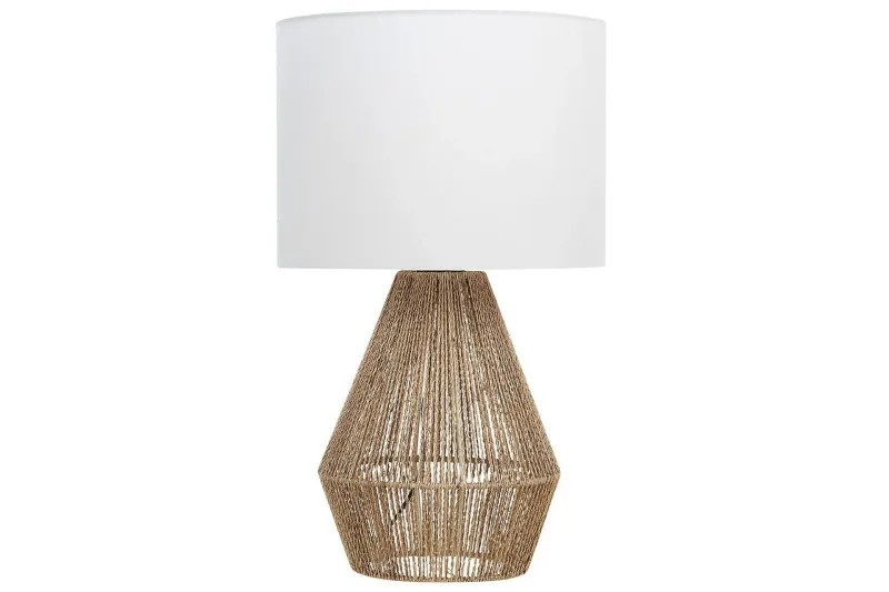 Kafelaina Bordslampa 52 cm E27 - Natur/Vit — Natur/Vit