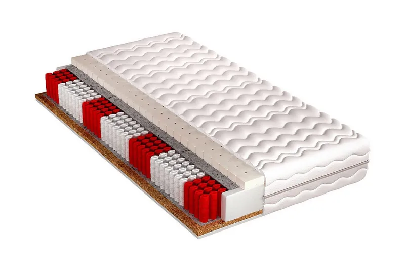Kalifornia Madrass 200x180x20 cm - Röd — Bedly