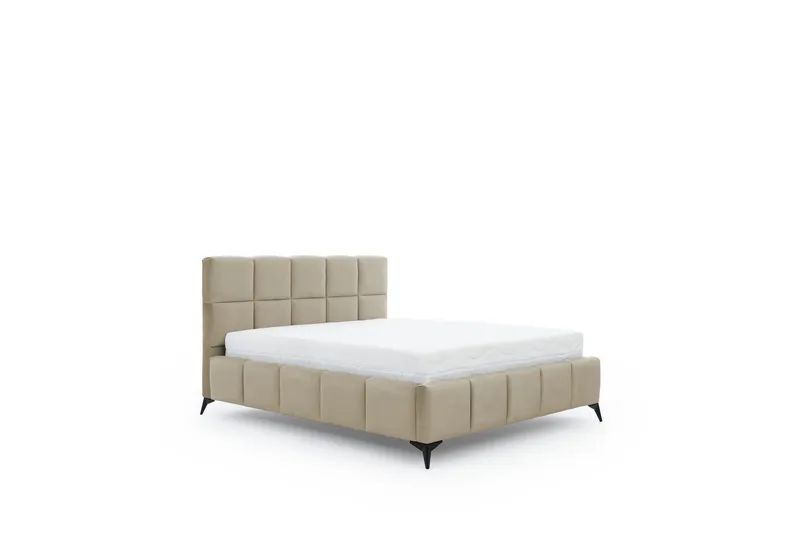 Kamble Sängram med Förvaring 140x200 cm - Beige (Art.nr 1581259) — Beige