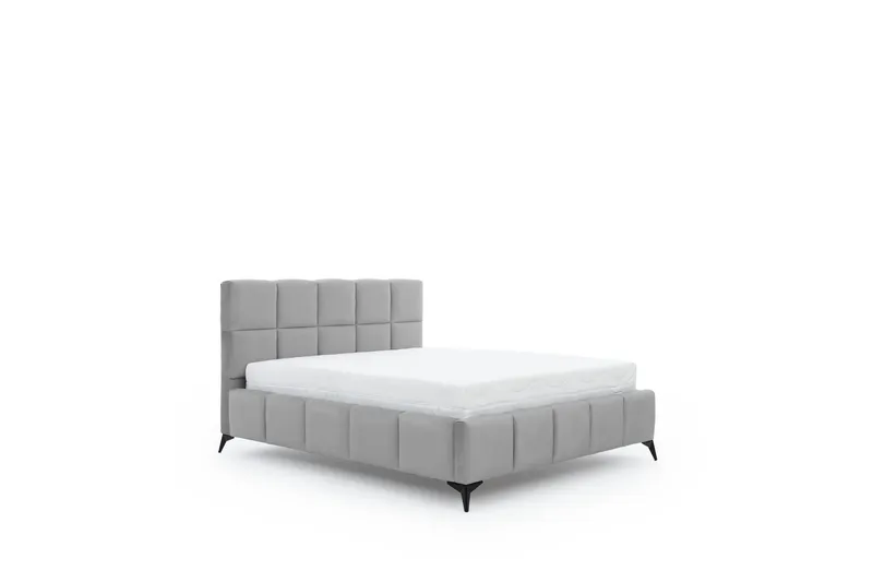 Kamble Sängram med Förvaring 160x200 cm - Ljusgrå (Art.nr 1581239) — Ljusgrå