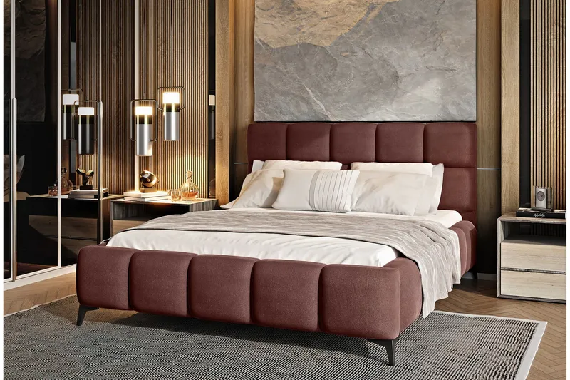 Kamble Sängram med Förvaring 180x200 cm - Rosa (Art.nr 1580987) — Rosa