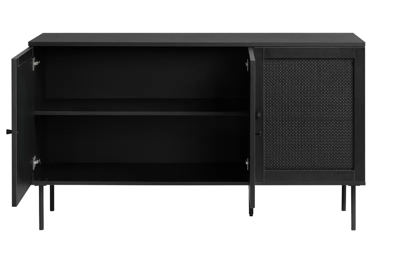 Kamello Sideboard 140 cm - Svart — Svart