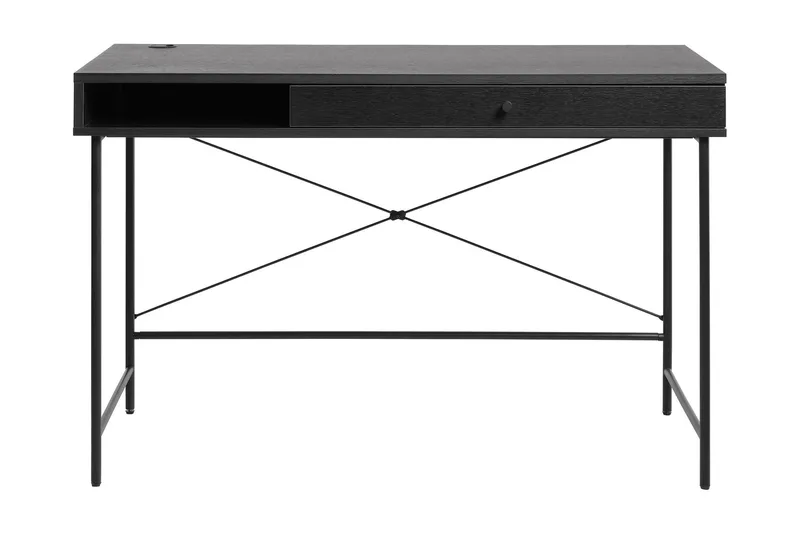 Kamello Skrivbord 120 cm - Svart — Svart