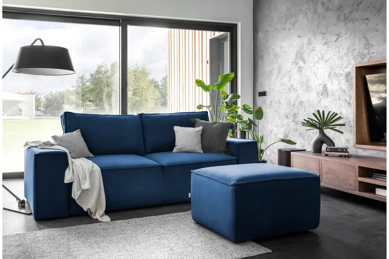 Kamli Bäddsoffa 3-sits med Förvaring - Blå (Art.nr 1581328) — Blå