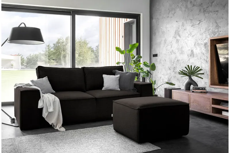 Kamli Bäddsoffa 3-sits med Förvaring - Brun (Art.nr 1581038) — Brun