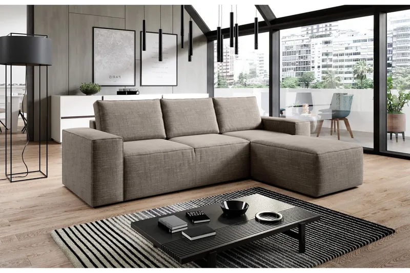 Kamli Bäddsoffa m. Divan med Förvaring - Beige (Art.nr 1580903) — Beige