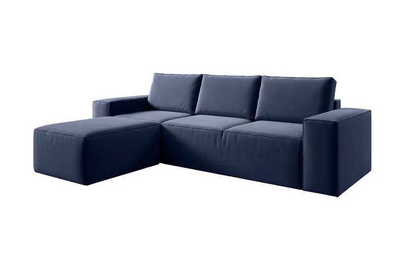 Kamli Bäddsoffa m. Divan med Förvaring - Blå (Art.nr 1581130) — Blå