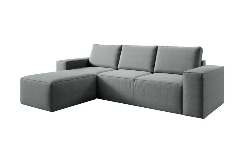 Kamli Bäddsoffa m. Divan med Förvaring - Grå (Art.nr 1580967) — Grå