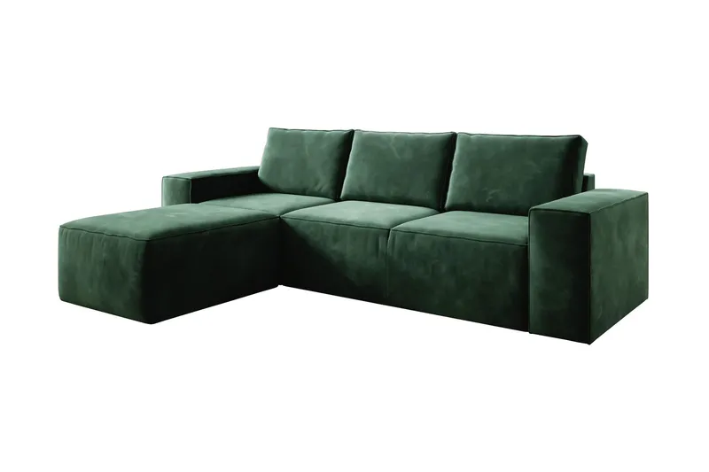 Kamli Bäddsoffa m. Divan med Förvaring - Grön (Art.nr 1581054) — Grön