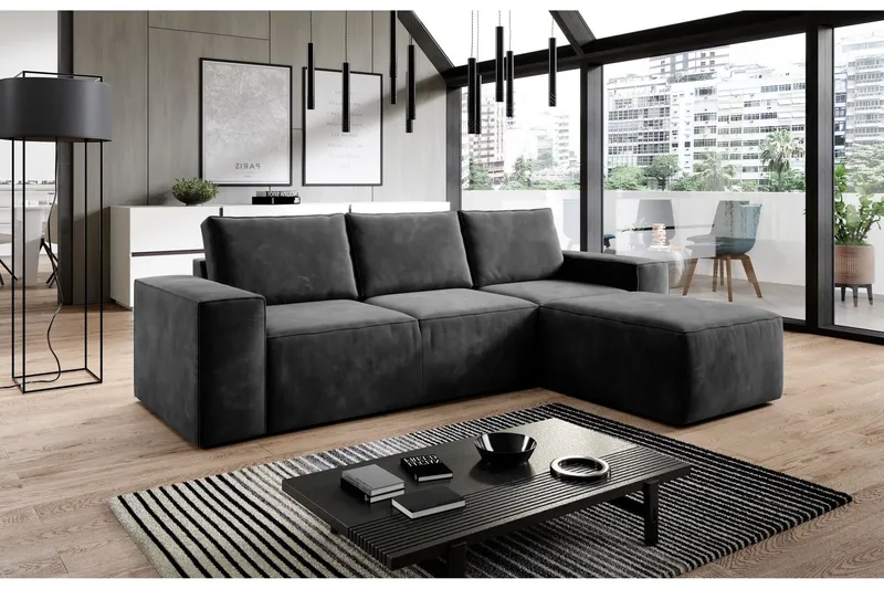 Kamli Bäddsoffa m. Divan med Förvaring - Ljusgrön (Art.nr 1581225) — Ljusgrön