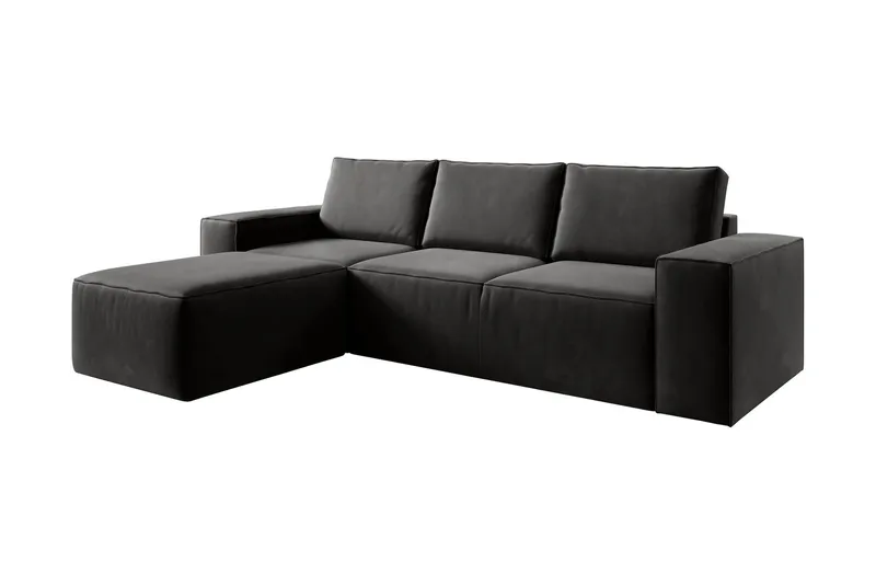 Kamli Bäddsoffa m. Divan med Förvaring - Mörkgrå (Art.nr 1580957) — Mörkgrå