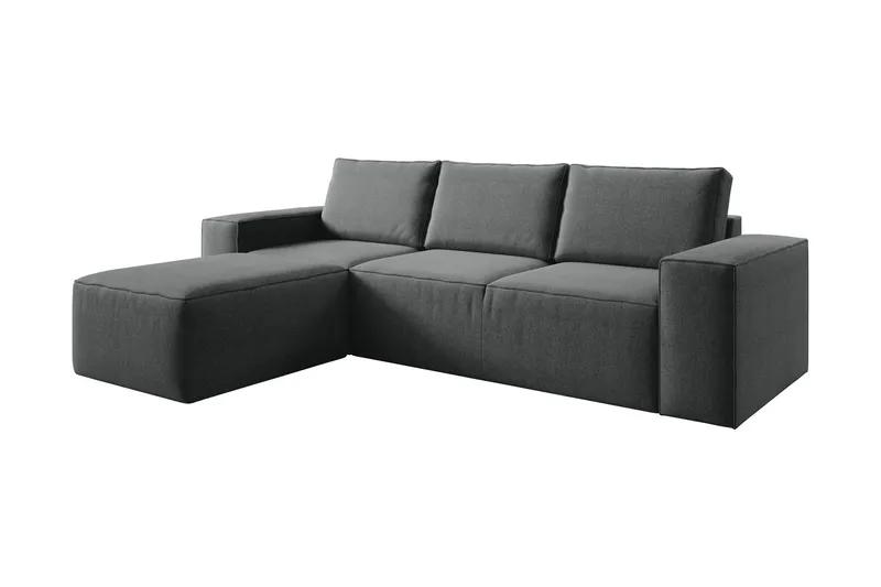 Kamli Bäddsoffa m. Divan med Förvaring - Mörkgrå (Art.nr 1581012) — Mörkgrå