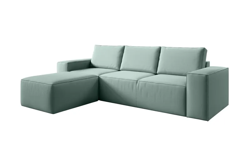 Kamli Bäddsoffa m. Divan med Förvaring - Turkos (Art.nr 1581199) — Turkos