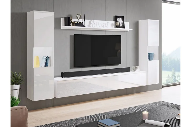 Kanehira Tv-möbelset - Vit — Vit