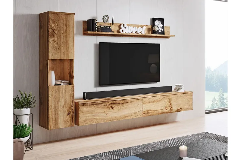 Kanehiro Tv-möbelset - Natur — Natur
