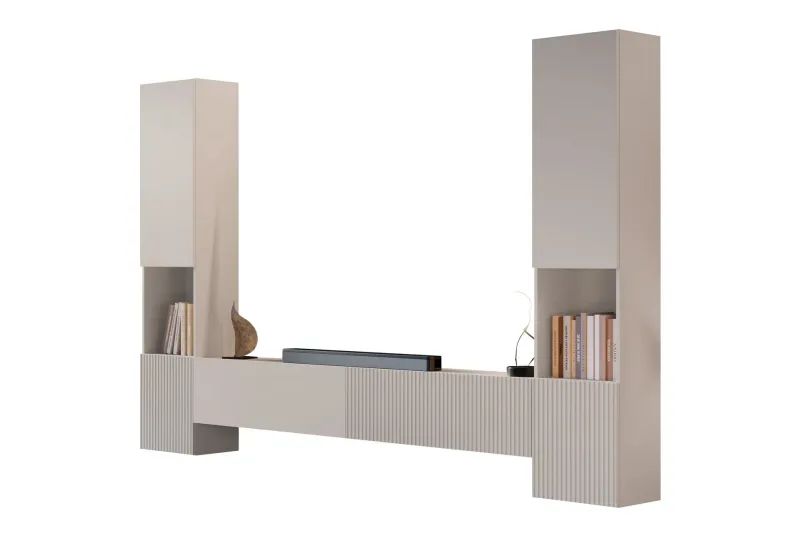 Kangana Tv-möbelset - Beige (Art.nr 3098930) — Beige