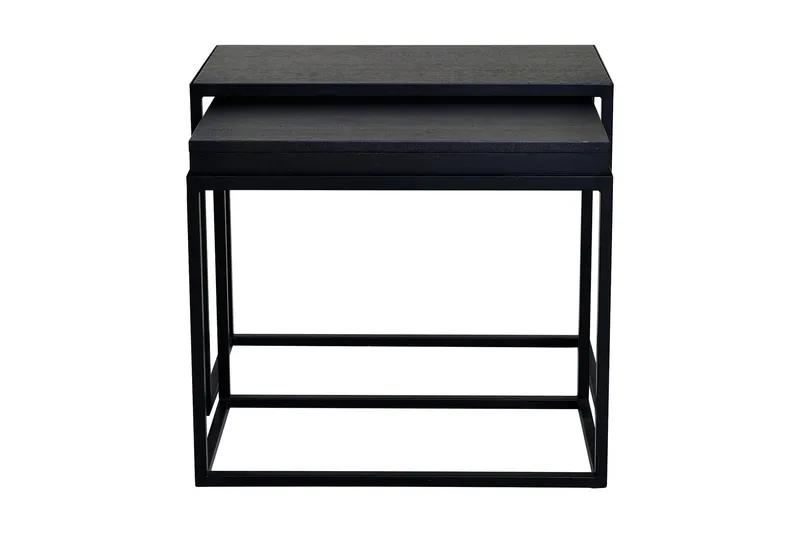 Kapelvej Satsbord 60 cm 2 Bord - Svart — Svart
