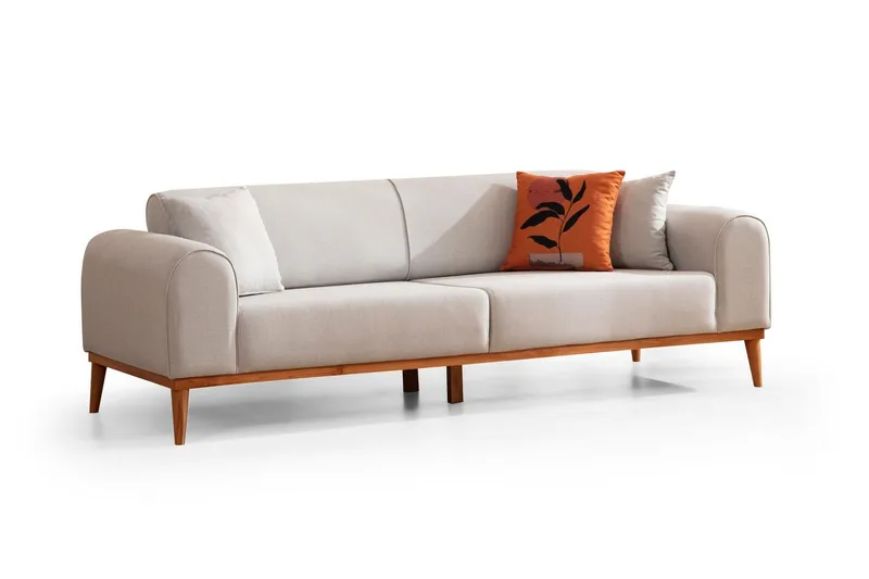 Kapri Bäddsoffa 4-sits - Creme — Creme