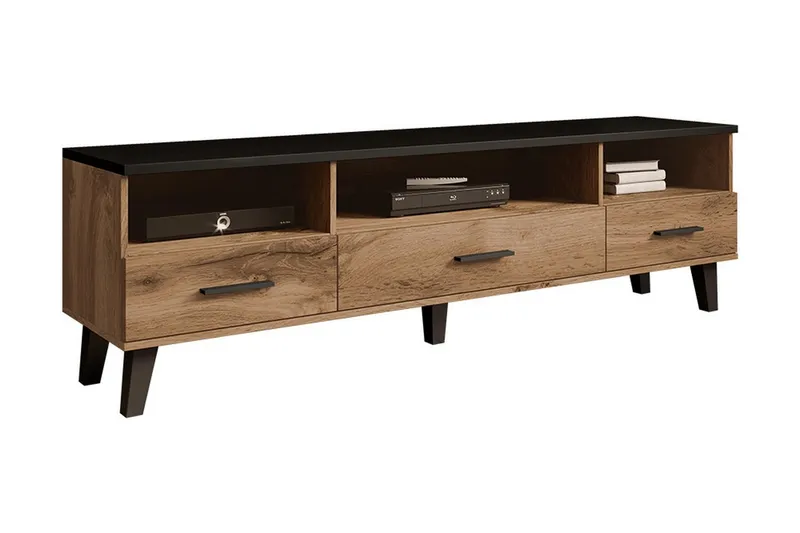 Kardos Tv-möbelset 180 cm - Natur/Svart — Natur/Svart