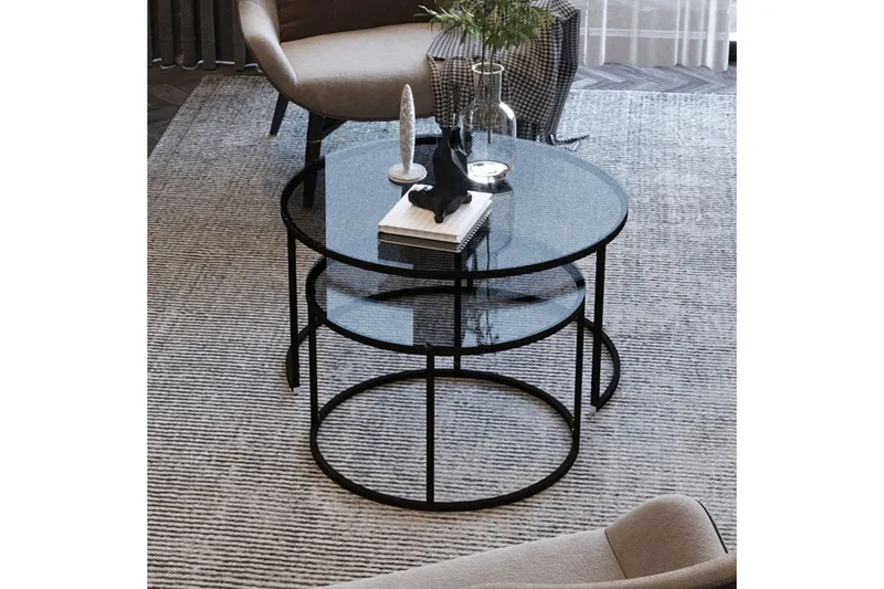 Kashiwa Soffbord 60 cm - Svart — Svart