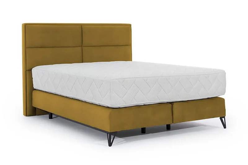 Kasyap Sängpaket Ramsäng 160x200 cm - Ljusbrun — Ljusbrun