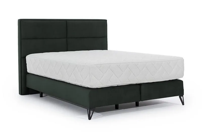 Kasyap Sängpaket Ramsäng 160x200 cm - Mörkgrön — Mörkgrön