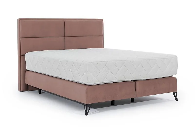 Kasyap Sängpaket Ramsäng 180x200 cm - Rosa — Rosa