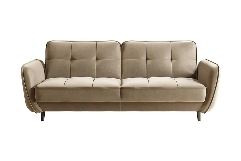 Katsuya Bäddsoffa 3-sits - Gul/Beige — Gul/Beige