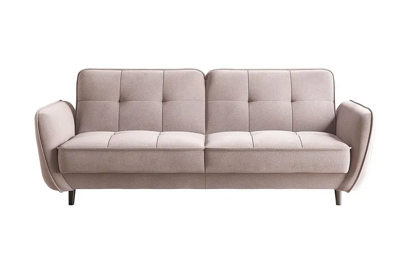 Katsuya Bäddsoffa 3-sits - Ljusrosa (Art.nr 1597018) — Ljusrosa