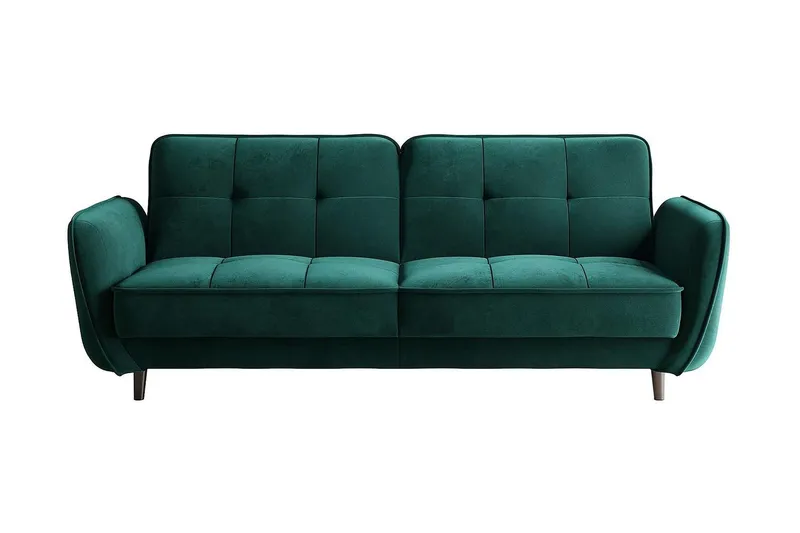 Katsuya Bäddsoffa 3-sits - Mörkgrön (Art.nr 1596995) — Mörkgrön